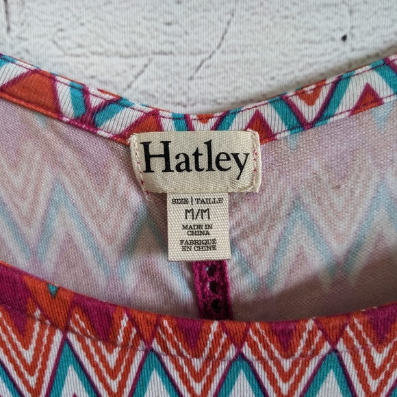 HATLEY Aztec Boho Geometric Casual Summer Dress - Picture 12 of 13